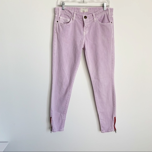 Current/Elliot The Ankle Skinny W/Short Zip Jeans Sz 28 - Picture 2 of 12